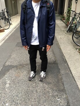 「URBAN RESEARCH（アーバンリサーチ）のアイテム（ナイロンジャケット）」を使った、kazuyaさん（メンズ・168cm）の春コーディネート