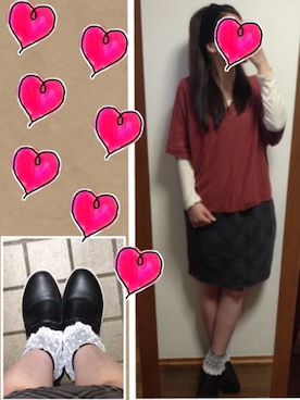 「WEAR文化祭」｜ゆうかさん（レディース・158cm）の秋コーディネート