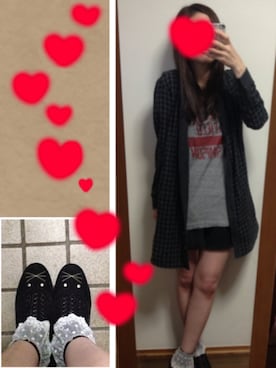 「オールグレー」｜「アイテム（パンプス）」を使った、ゆうかさん（レディース・158cm）の秋コーディネート