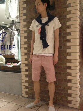 B'2nd E-ma UMEDAさん（メンズ・175cm）の夏コーディネート