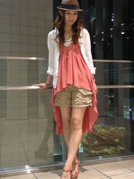 B'2nd E-ma UMEDAさん（レディース・163cm）の夏コーディネート