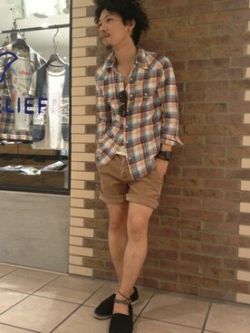 B'2nd E-ma UMEDAさん（メンズ・170cm）の夏コーディネート