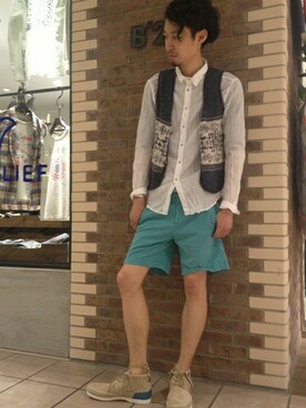 B'2nd E-ma UMEDAさん(メンズ・175cm)の夏コーディネート
