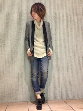 B'2nd E-ma UMEDAさん（レディース・165cm）の秋コーディネート