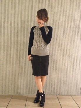 B'2nd E-ma UMEDAさん（レディース・165cm）の秋コーディネート