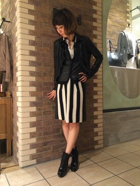 B'2nd E-ma UMEDAさん（レディース・165cm）の冬コーディネート