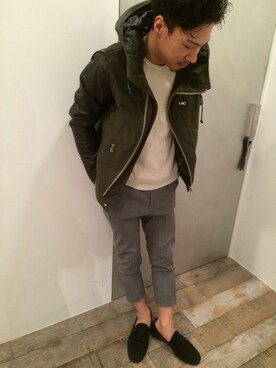 B'2nd E-ma UMEDAさん（メンズ・170cm）の春コーディネート