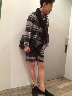 「B'2nd（ビーセカンド）のアイテム（その他アウター）」を使った、B'2nd E-ma UMEDAさん（メンズ・170cm）の春コーディネート