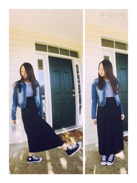 「American style」｜Crestyさん（レディース・157cm）の秋コーディネート