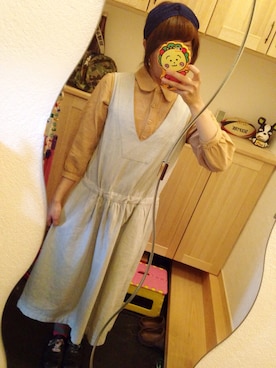 「シサム工房（シサムコウボウ）のアイテム」を使った、momoliceさん（レディース・155cm）の春コーディネート