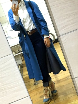 「I am I （アイアムアイ）のアイテム（ジャケット/アウター）」を使った、チェリーさん（レディース・153cm）の夏コーディネート