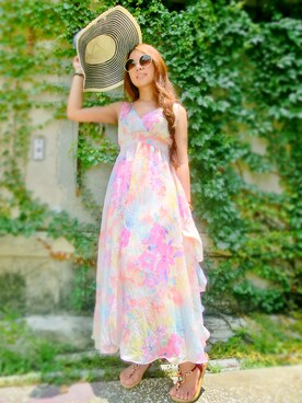 「no brand（ノーブランド）のアイテム（その他、その他）」を使った、Wun Wun Sueさん（レディース・163cm）の夏コーディネート