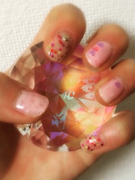 「4℃（ヨンドシー）の4℃　K10ピンクゴールドリング（リング、ゴールド系）」を使った、ponriさん（レディース・153cm）の春コーディネート