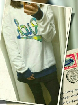 「JOYRICH」｜「アイテム（スウェット）」を使った、Ayaさん（レディース・153cm）の春コーディネート