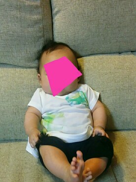 「アイテム（ママ＆ベビー、グリーン系）」を使った、soyoさん（レディース・60cm）の春コーディネート