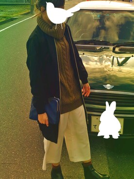 もんちさん（レディース・156cm）の冬コーディネート