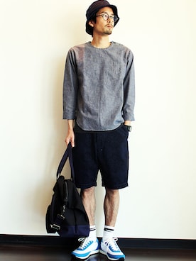 「LOLO（ロロ）のアイテム」を使った、twothings&thinkさん（メンズ・168cm）の春コーディネート