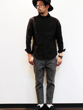 「LOLO（ロロ）のアイテム」を使った、twothings&thinkさん（メンズ・168cm）の春コーディネート