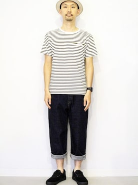 「hat」｜twothings&thinkさん（メンズ・178cm）の夏コーディネート