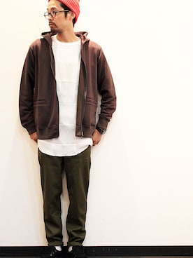 「anapau（アナパウ）のアイテム」を使った、twothings&thinkさん（メンズ・168cm）の秋コーディネート