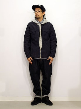 「フード」｜twothings&thinkさん（メンズ・168cm）の秋コーディネート