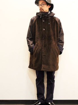 「リバーシブル」｜「アイテム（モカシン/デッキシューズ）」を使った、twothings&thinkさん（メンズ・168cm）の秋コーディネート
