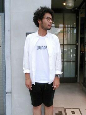 「nonnative（ノンネイティブ）のアイテム（Tシャツ/カットソー）」を使った、TAKEさん（メンズ・170cm）の夏コーディネート