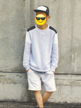 「TOPMAN（トップマン）のアイテム（スウェット）」を使った、yuuseiさん（メンズ・172cm）の秋コーディネート