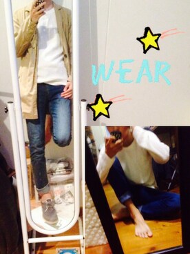 「GLOBAL WORK（グローバルワーク）のアイテム（その他アウター）」を使った、jさん（メンズ・183cm・20代）の秋コーディネート