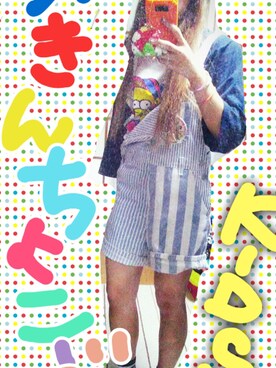 「NEW BALANCE（ニューバランス）のNEWBALANCE  / 24cm / 9600円（スニーカー、ピンク系）」を使った、nishinaruє(･Θ･｡)эさん（レディース・154cm）の夏コーディネート
