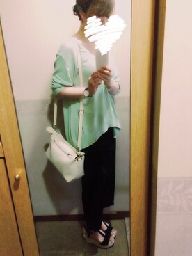kmさん（レディース・156cm）の夏コーディネート
