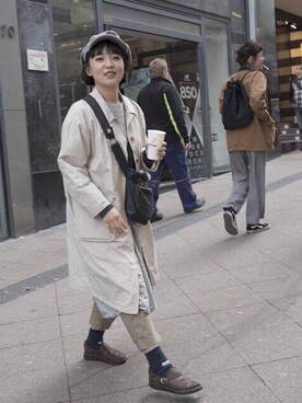 「shuca（シュカ）のアイテム（パンツ）」を使った、xxxzaynさん（レディース・165cm）の夏コーディネート