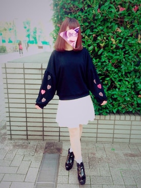 「merry jenny（メリージェニー）のアイテム（ブーティ）」を使った、もなゆさん（レディース・158cm）の秋コーディネート