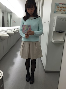 「TOCCA BEAUTY（トッカビューティー）のアイテム」を使った、Naoko さん（レディース・156cm）の春コーディネート