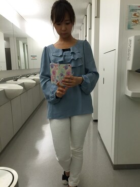 「MINIMUM（ミニマム）のアイテム（トップス）」を使った、Naoko さん（レディース・156cm）の春コーディネート