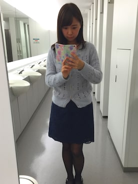 「EBELE MOTION（エベルモーション）のアイテム」を使った、Naoko さん（レディース・156cm）の春コーディネート