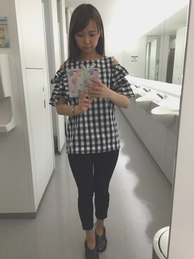 「TOCCA BEAUTY（トッカビューティー）のアイテム」を使った、Naoko さん（レディース・156cm）の夏コーディネート