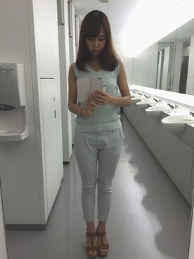「MISCH MASCH（ミッシュマッシュ）のアイテム（アンサンブル）」を使った、Naoko さん（レディース・156cm）の秋コーディネート