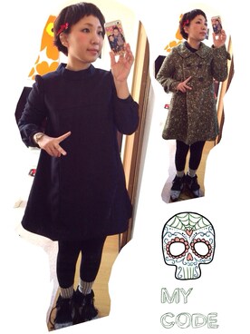 トヨヤマさん(レディース・153cm)の冬コーディネート