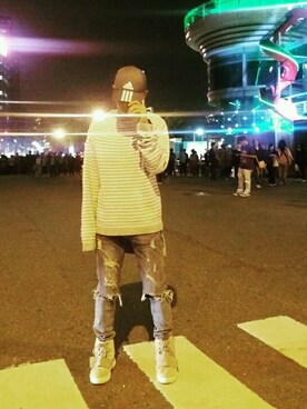 「Mexx （メックス）のアイテム」を使った、山本さん（メンズ・170cm）の冬コーディネート