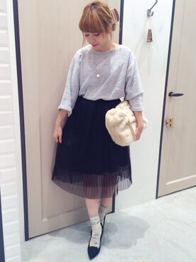 UNRELISH HEP FIVE店 STAFFさん(レディース・160cm)の秋コーディネート
