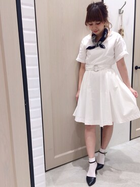 「UNRELISH」｜「アイテム（財布/小物）」を使った、UNRELISH　HEP FIVE店 STAFFさん（レディース・160cm）の春コーディネート