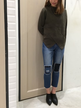 UNRELISH　HEP FIVE店 STAFFさん（レディース・160cm）の秋コーディネート