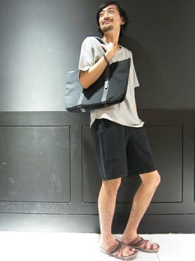 三崎 裕也さん（メンズ・175cm）の夏コーディネート