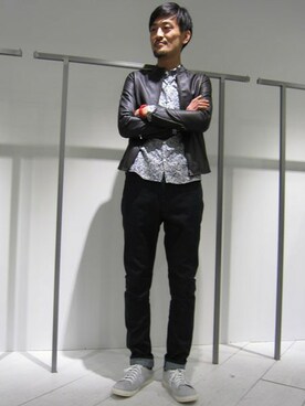 三崎 裕也さん（メンズ・175cm）の夏コーディネート