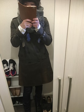 「Time is on（タイムイズオン）のアイテム（シューズ）」を使った、シャツさん（メンズ・163cm）の春コーディネート