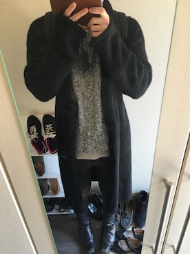 「Y's（ワイズ）のアイテム（その他アウター）」を使った、シャツさん（メンズ・163cm）の春コーディネート