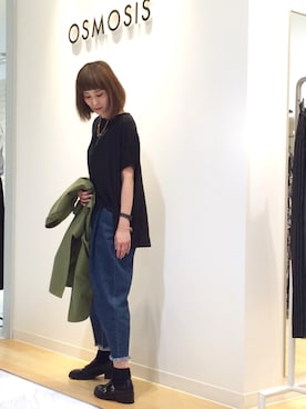OSMOSIS大分 ORIEさん（レディース・169cm）の夏コーディネート