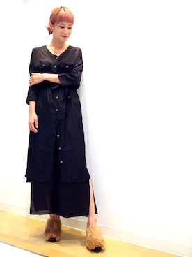 「OSMOSIS（オズモーシス）のアイテム」を使った、OSMOSIS大分 ORIEさん（レディース・169cm）の夏コーディネート