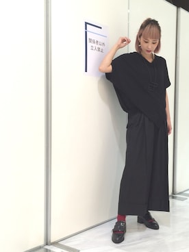 「OSMOSIS（オズモーシス）のアイテム」を使った、OSMOSIS大分 ORIEさん（レディース・169cm）の夏コーディネート